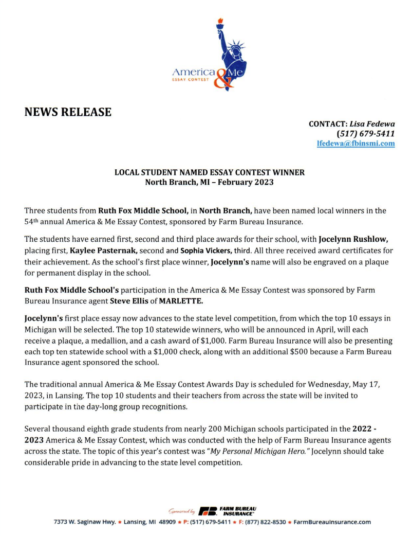AMerica & Me Essay Contest